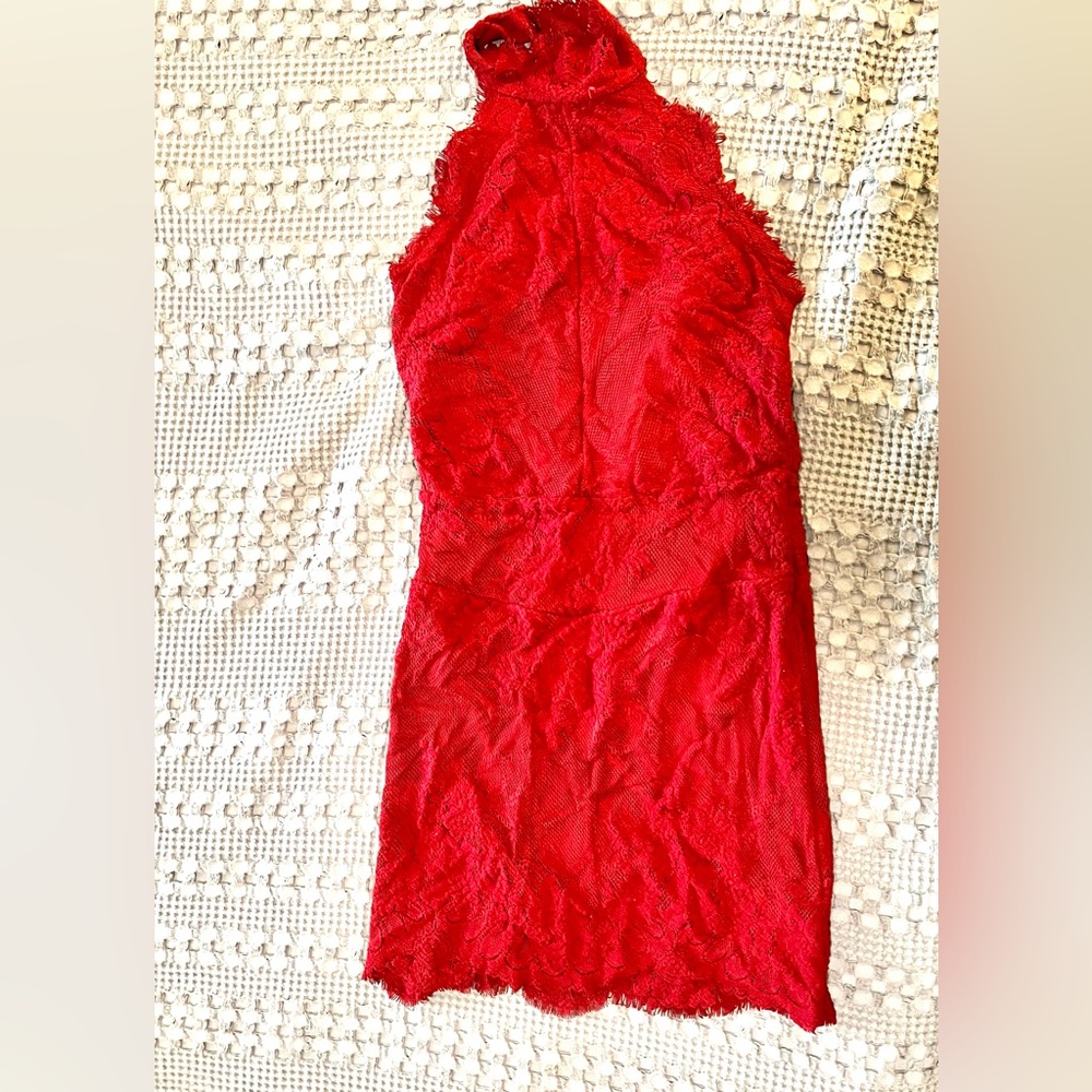 Burgundy Free People Dress